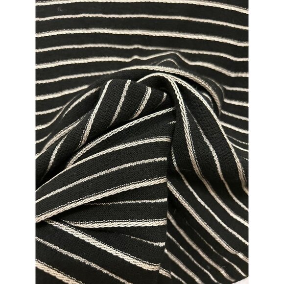 Armani Collezioni Top Sweater Black Silver Size Large - Picture 9 of 11